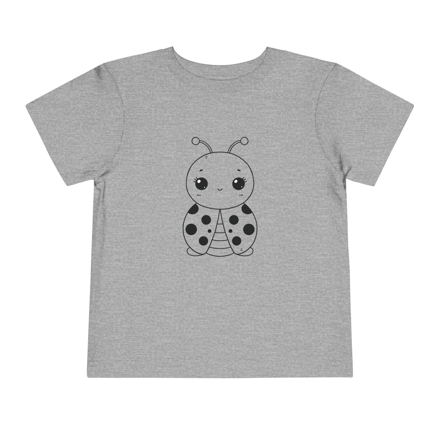 Cute Ladybug Toddler Tee - Fun and Playful Short Sleeve Shirt for Kids