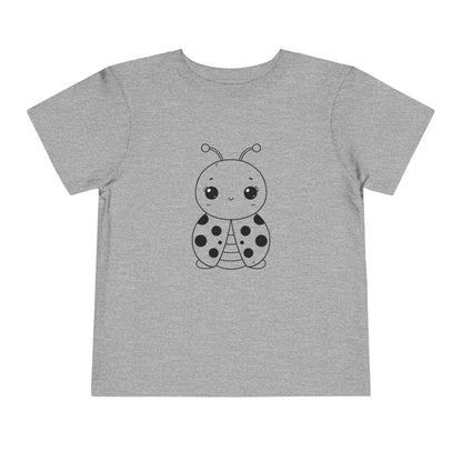 Cute Ladybug Toddler Tee - Fun and Playful Short Sleeve Shirt for Kids
