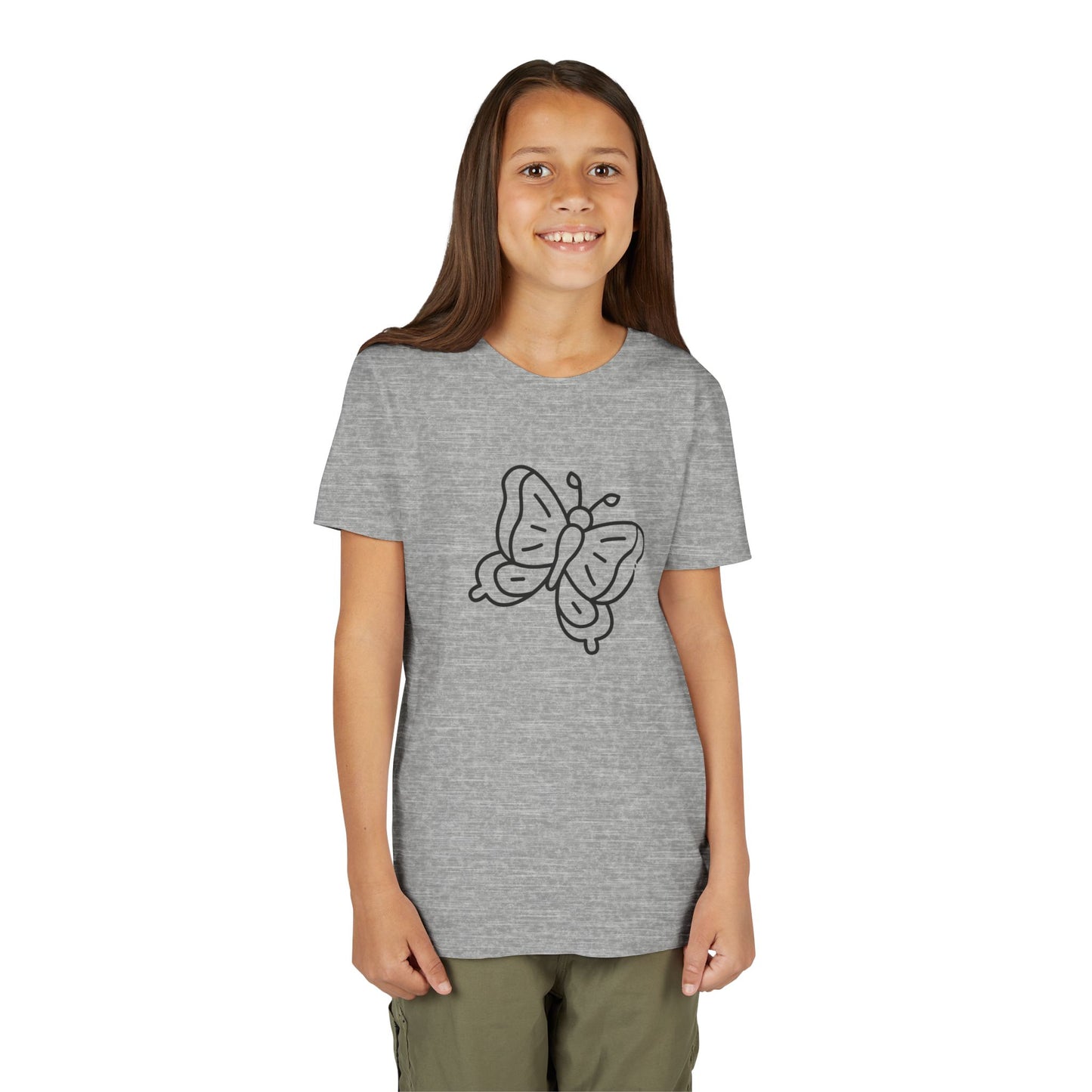 Youth Butterfly Graphic Tee - Fun & Whimsical Kids Shirt