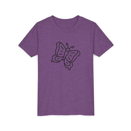 Youth Butterfly Graphic Tee - Fun & Whimsical Kids Shirt