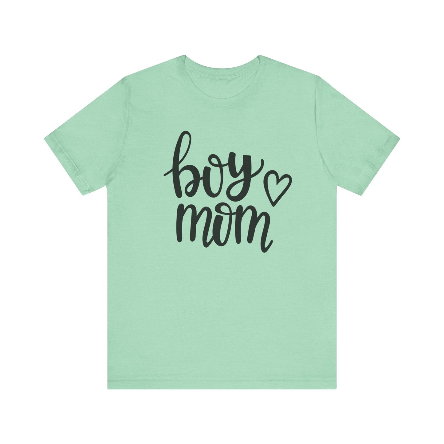 Boy Mom Graphic Tee -Jersey Short Sleeve T-Shirt