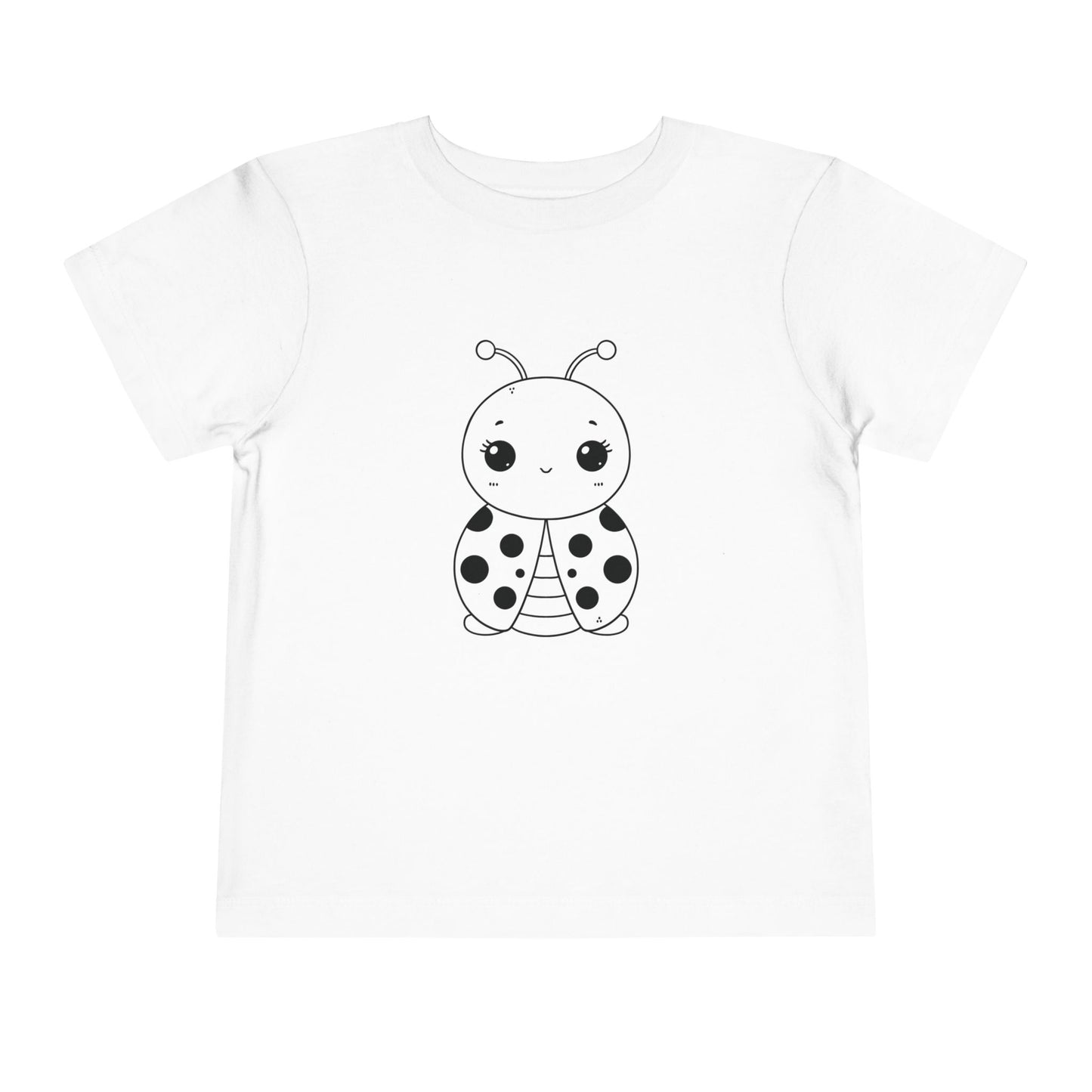 Cute Ladybug Toddler Tee - Fun and Playful Short Sleeve Shirt for Kids