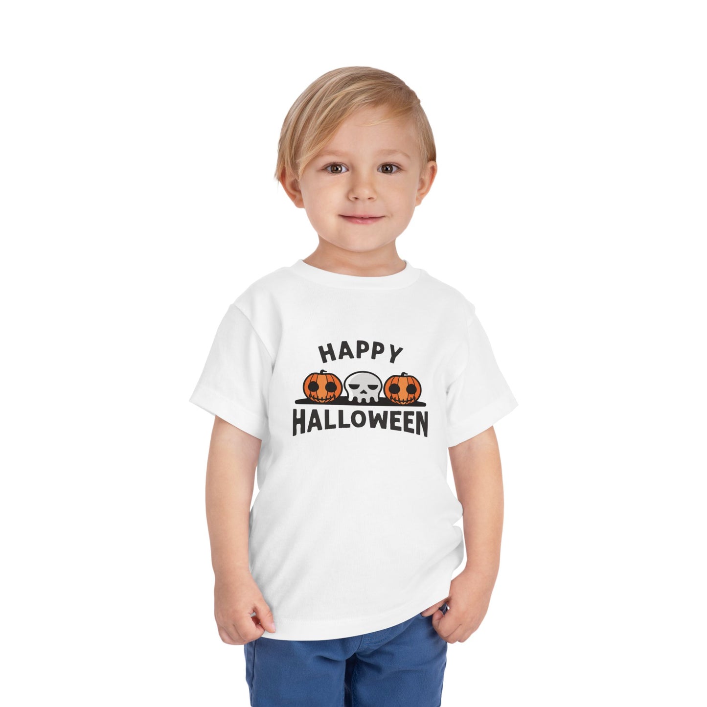 Toddler Halloween Tee, Cute Kids Shirt, Toddler Short Sleeve T-Shirt, Halloween Costume Tee, Spooky Fun Kids Apparel, Holiday Gift for Kids