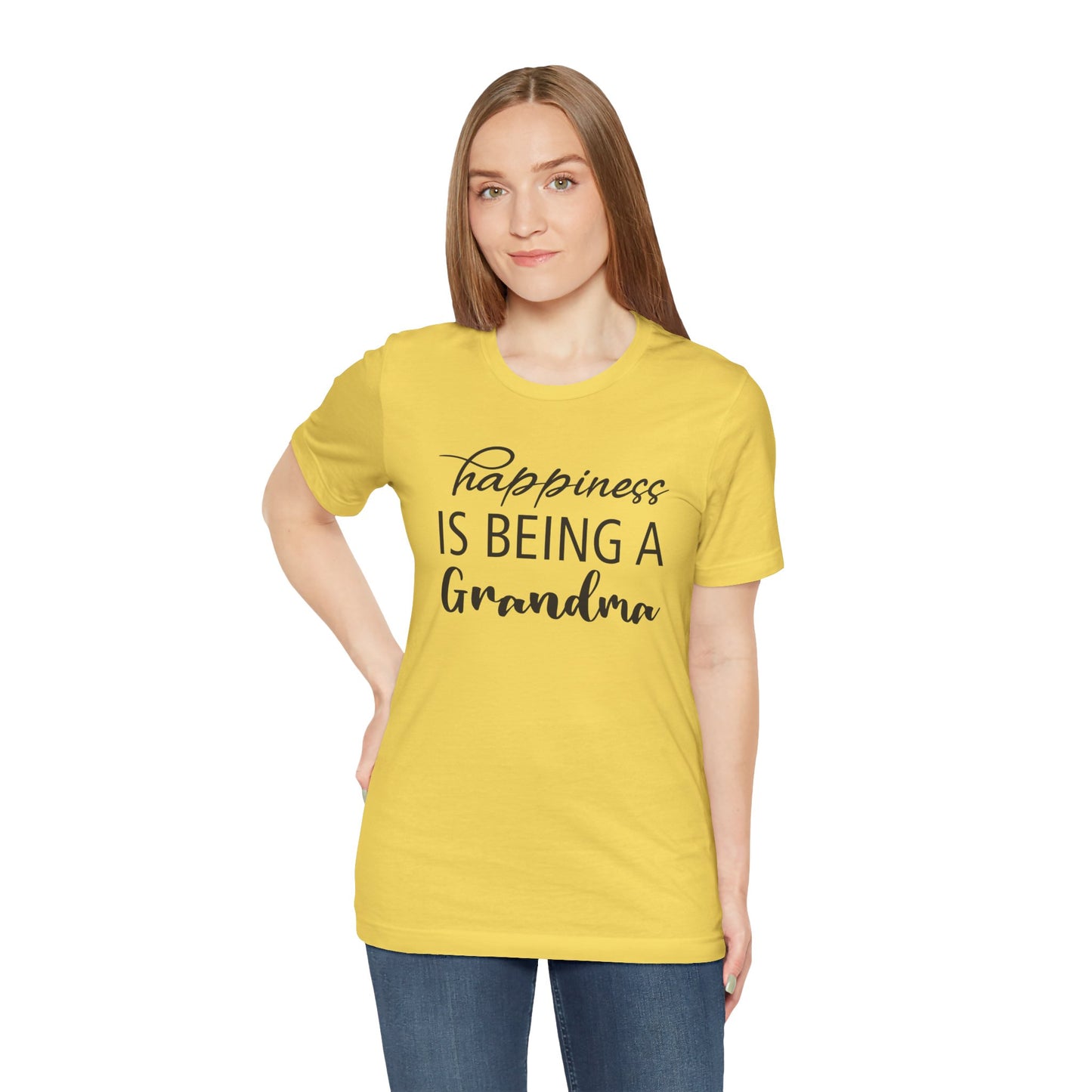Happiness is Being a Grandma T-Shirt |Jersey Tee