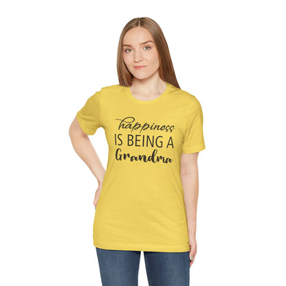 Happiness is Being a Grandma T-Shirt |Jersey Tee