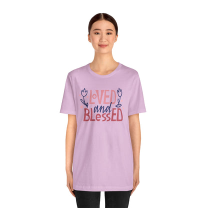 Loved and Blessed Jersey Tee - Sweet Comfort for Everyday Wear