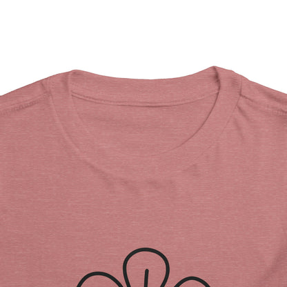 Happy Flower Toddler Short Sleeve Tee - Cute & Comfortable Kids T-Shirt