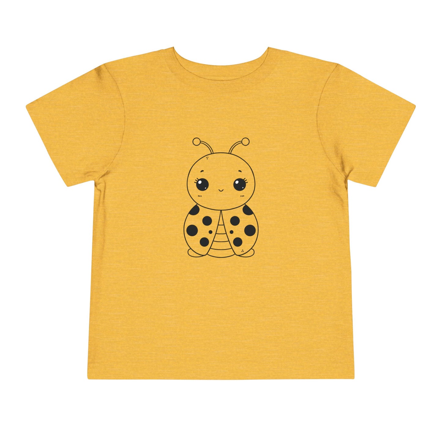 Cute Ladybug Toddler Tee - Fun and Playful Short Sleeve Shirt for Kids