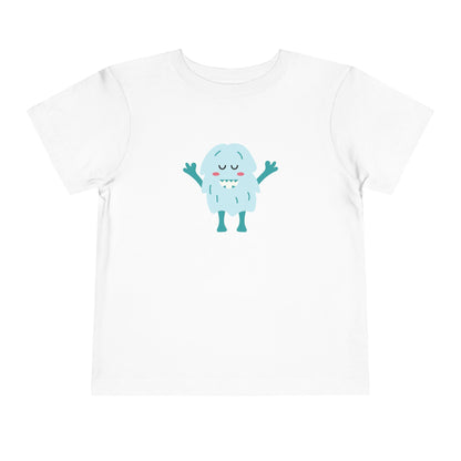 Cute Monster Toddler Short Sleeve Tee - Adorable Playful Shirt for Kids
