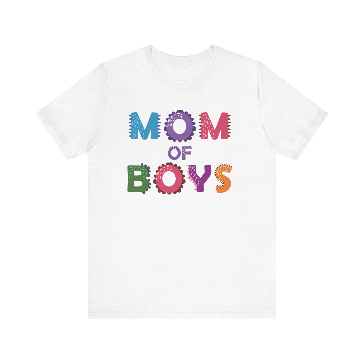 Mom of Boys T-Shirt – Fun & Colorful Tee for Proud Mothers