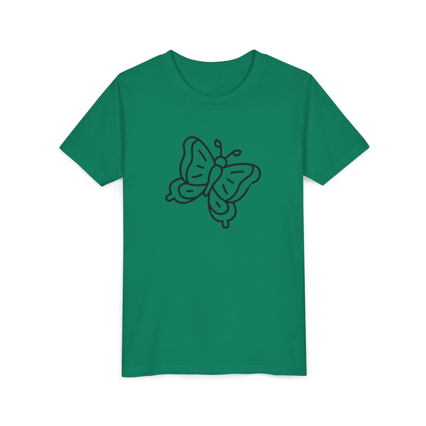 Youth Butterfly Graphic Tee - Fun & Whimsical Kids Shirt