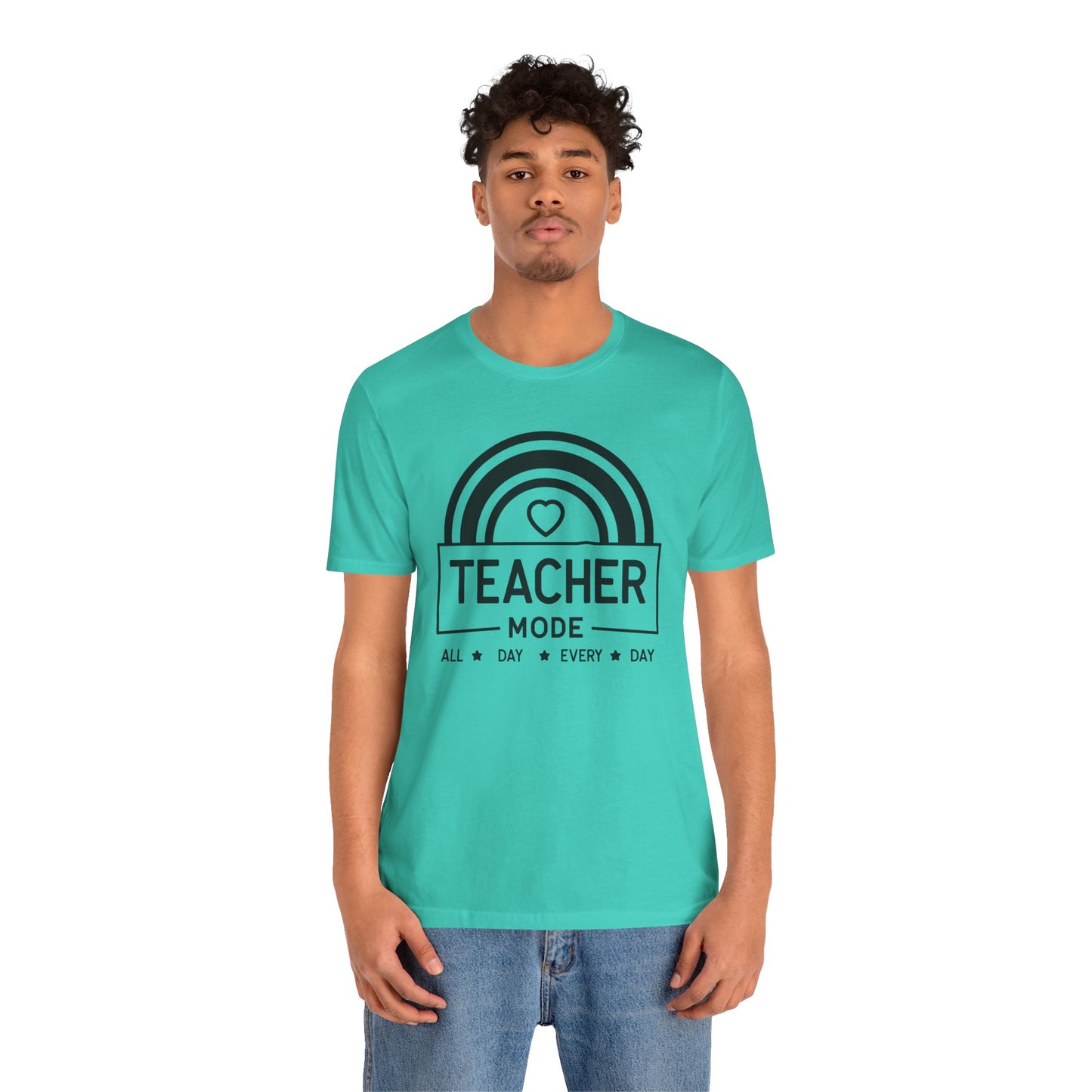 Teacher Mode Unisex Jersey Short Sleeve Tee - All Day Every Day