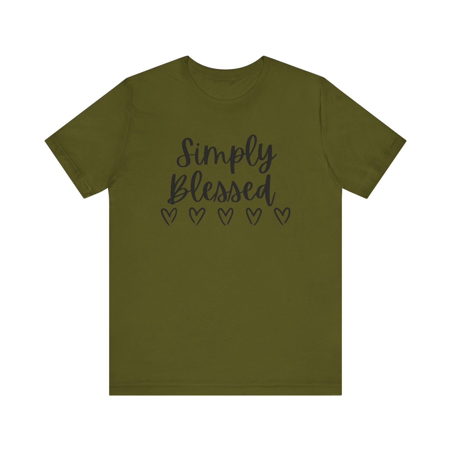 Simply Blessed T-Shirt - Soft Short Sleeve Tee for Everyday Wear