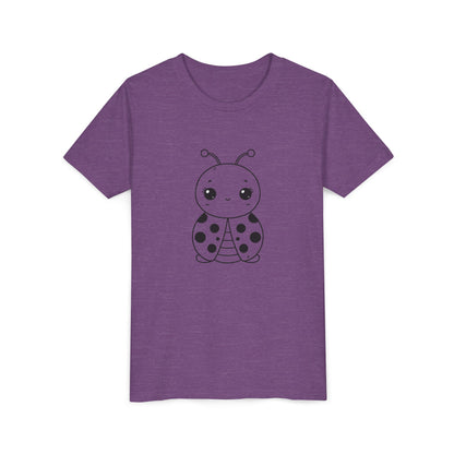 Cute Ladybug Youth Short Sleeve Tee - Perfect for Kids' Playtime!