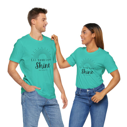 Inspirational Tee - "Let Your Light Shine"