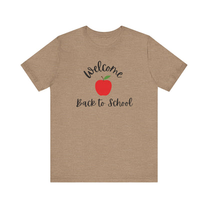 Back to School Tee, Welcome Back to School T-Shirt, Unisex Jersey Shirt, Teacher Gift, Student Fashion, Kids School Outfit