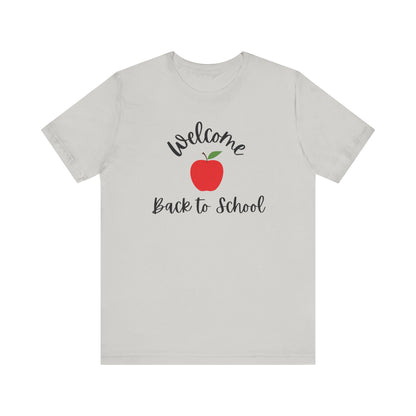 Back to School Tee, Welcome Back to School T-Shirt, Unisex Jersey Shirt, Teacher Gift, Student Fashion, Kids School Outfit