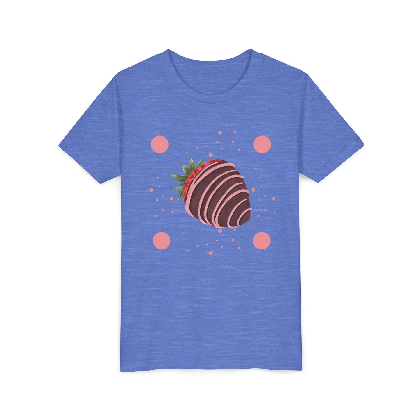 Chocolate Covered Strawberry Youth Tee - Fun & Playful Kid's Shirt for Summer (The Melanie)