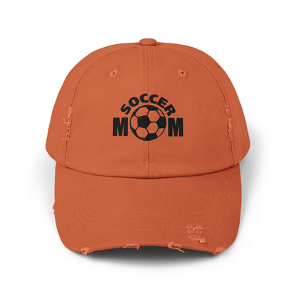 Soccer Mom Distressed Cap - Perfect Gift for Sports Moms