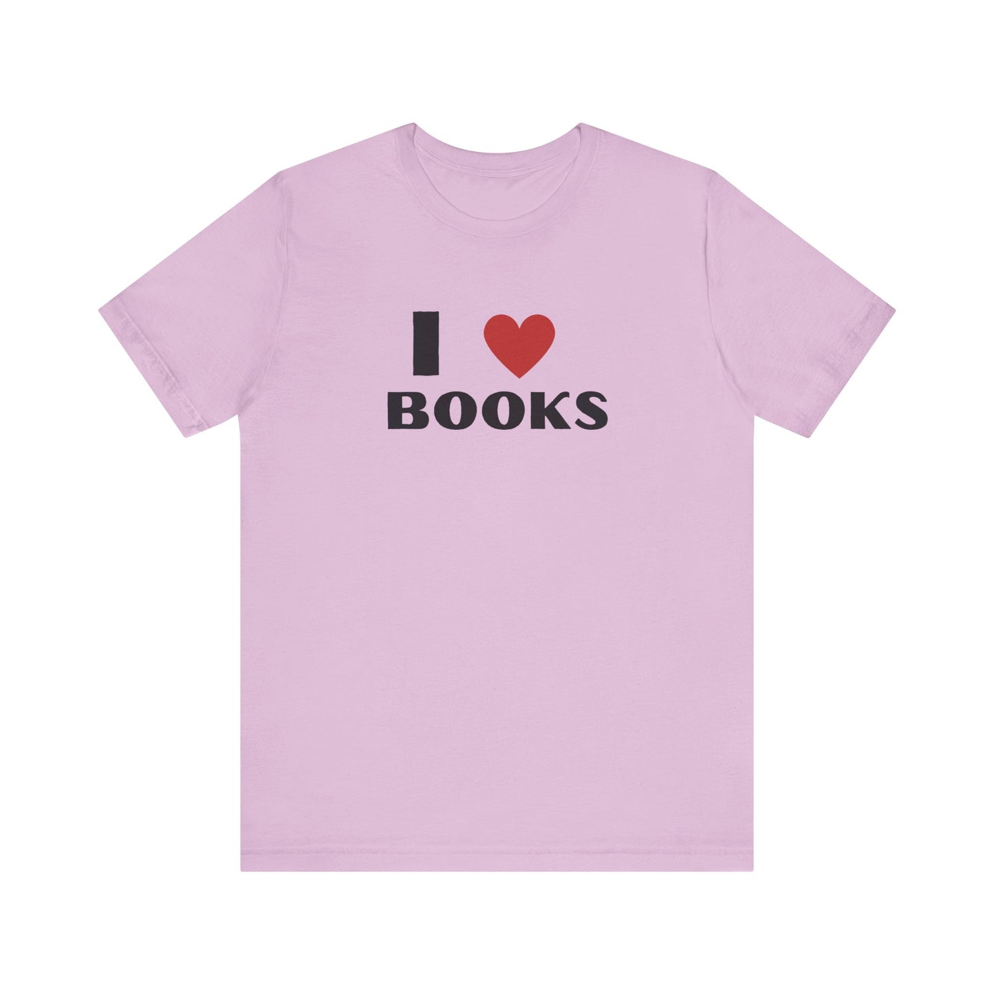 I ❤️ Books Unisex Jersey Tee - Perfect Gift for Book Lovers
