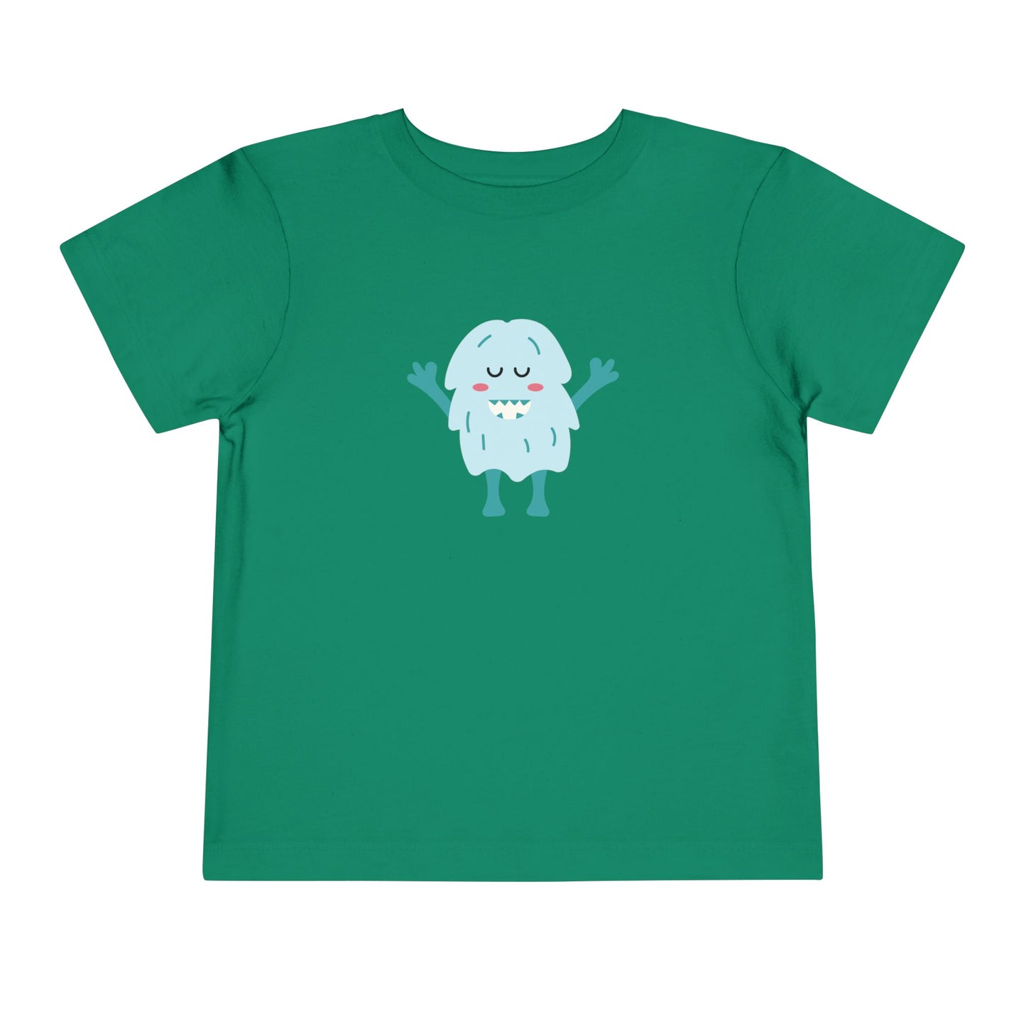 Cute Monster Toddler Short Sleeve Tee - Adorable Playful Shirt for Kids