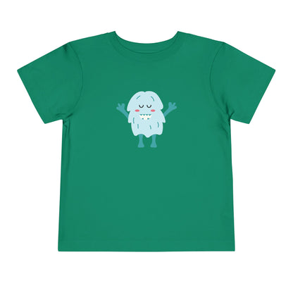 Cute Monster Toddler Short Sleeve Tee - Adorable Playful Shirt for Kids