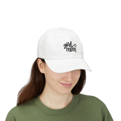 Girl Mom Classic Dad Cap - Trendy Adjustable Hat for Stylish Moms
