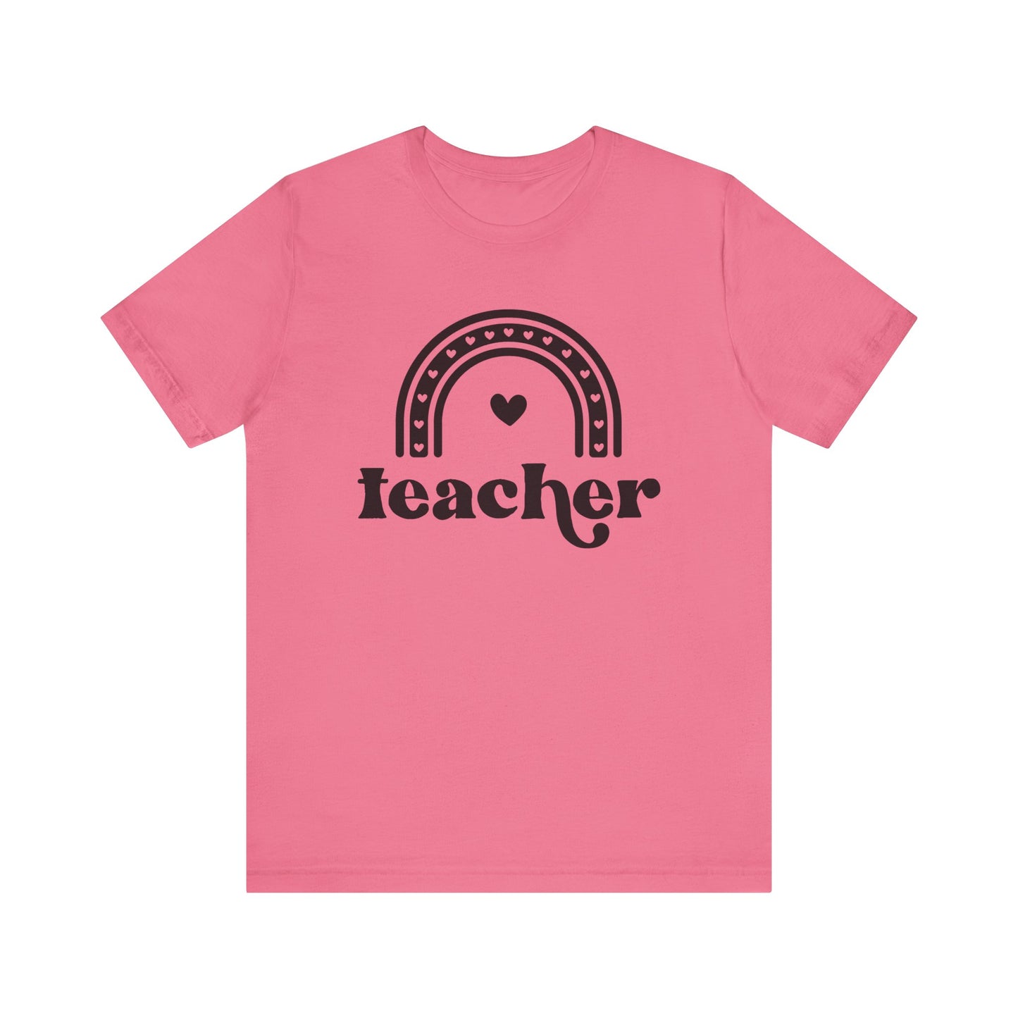 Teacher Rainbow Tee - Unisex Short Sleeve T-Shirt
