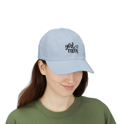 Girl Mom Classic Dad Cap - Trendy Adjustable Hat for Stylish Moms