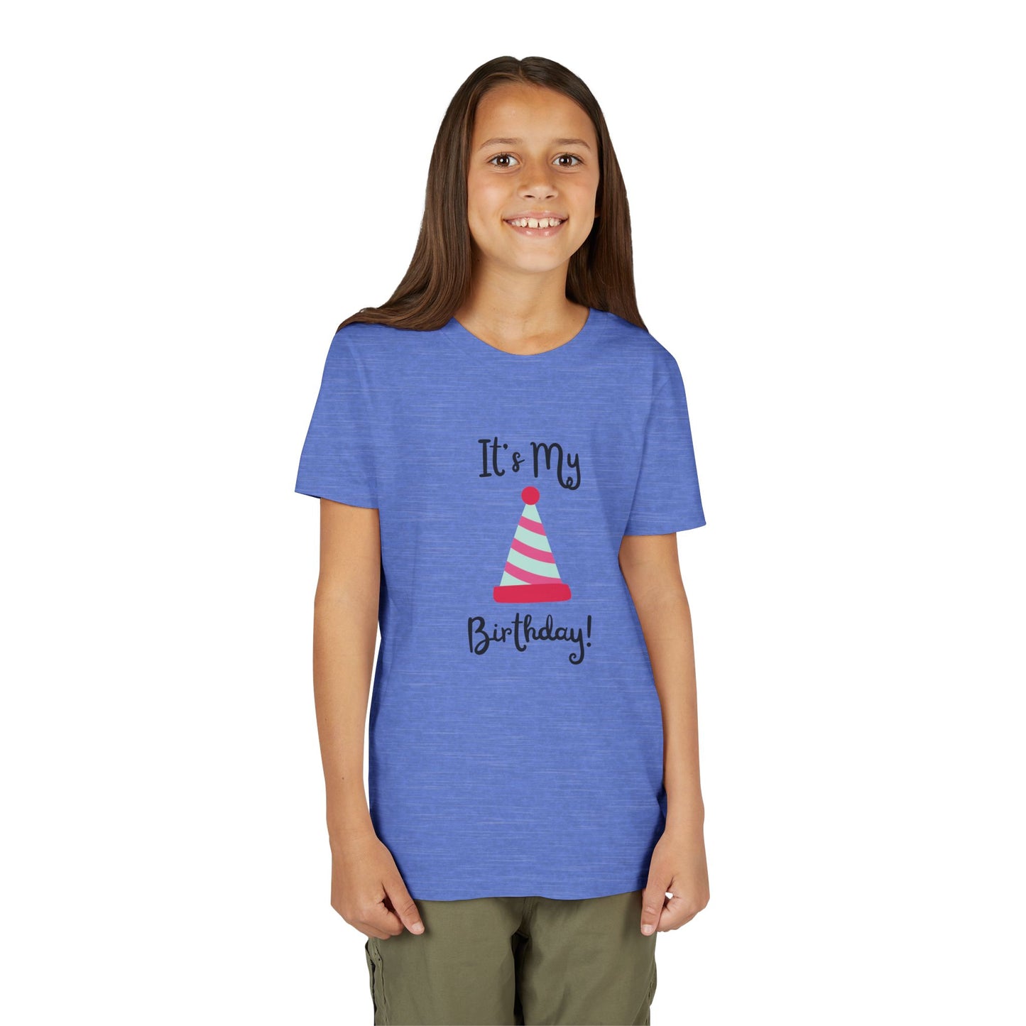 Kids Birthday Celebration Tee - "It's My Birthday!" Short Sleeve T-Shirt
