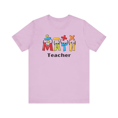 Fun Math Teacher Unisex Jersey Short Sleeve Tee - Perfect for Classroom and Gifts