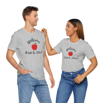 Back to School Tee, Welcome Back to School T-Shirt, Unisex Jersey Shirt, Teacher Gift, Student Fashion, Kids School Outfit