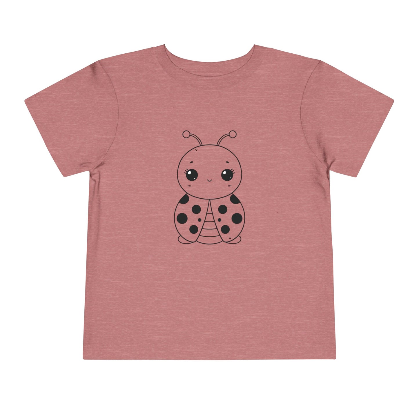 Cute Ladybug Toddler Tee - Fun and Playful Short Sleeve Shirt for Kids