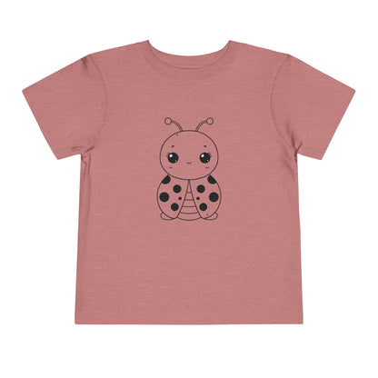 Cute Ladybug Toddler Tee - Fun and Playful Short Sleeve Shirt for Kids
