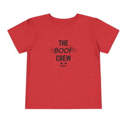 Toddler Halloween Tee, Cute Boo Crew T-Shirt for Kids, Spooky Halloween Outfit, Halloween Party Apparel, Kids Short Sleeve Shirt