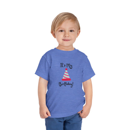 Birthday Party Toddler Tee - "It's My Birthday!"