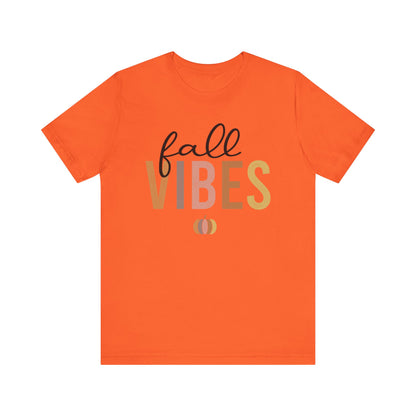 Fall Vibes Tee, Autumn T-Shirt, Seasonal Graphic Tee, Thanksgiving Outfit, Cozy Casual Wear, Pumpkin Spice Shirt
