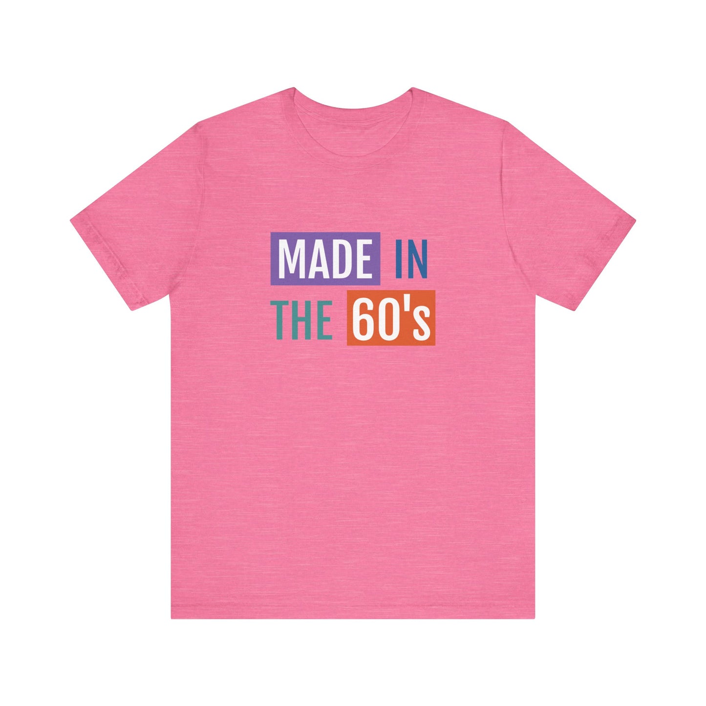 Retro 60's Tee - Unisex Jersey Short Sleeve T-Shirt - Perfect Gift for Nostalgia Lovers