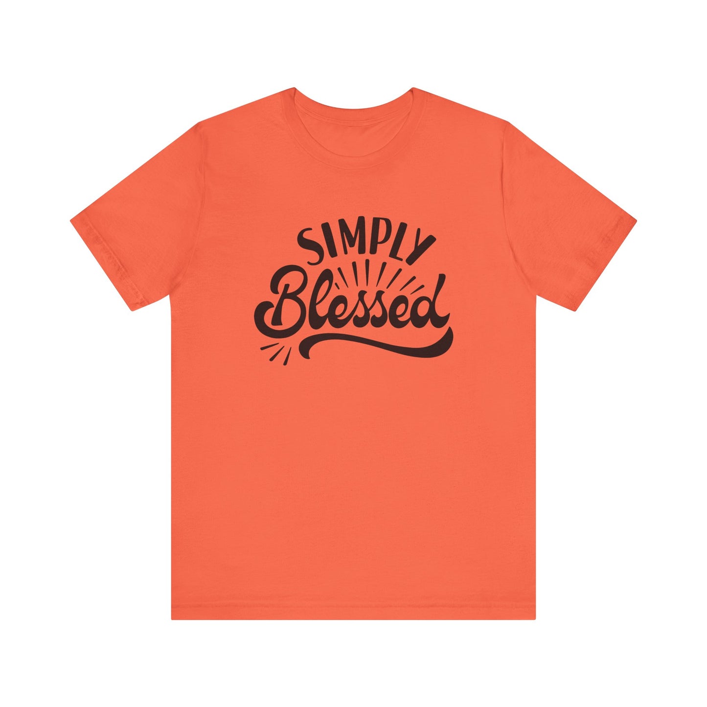Simply Blessed Jersey Tee - Comfortable & Meaningful T-Shirt for Everyday Wear
