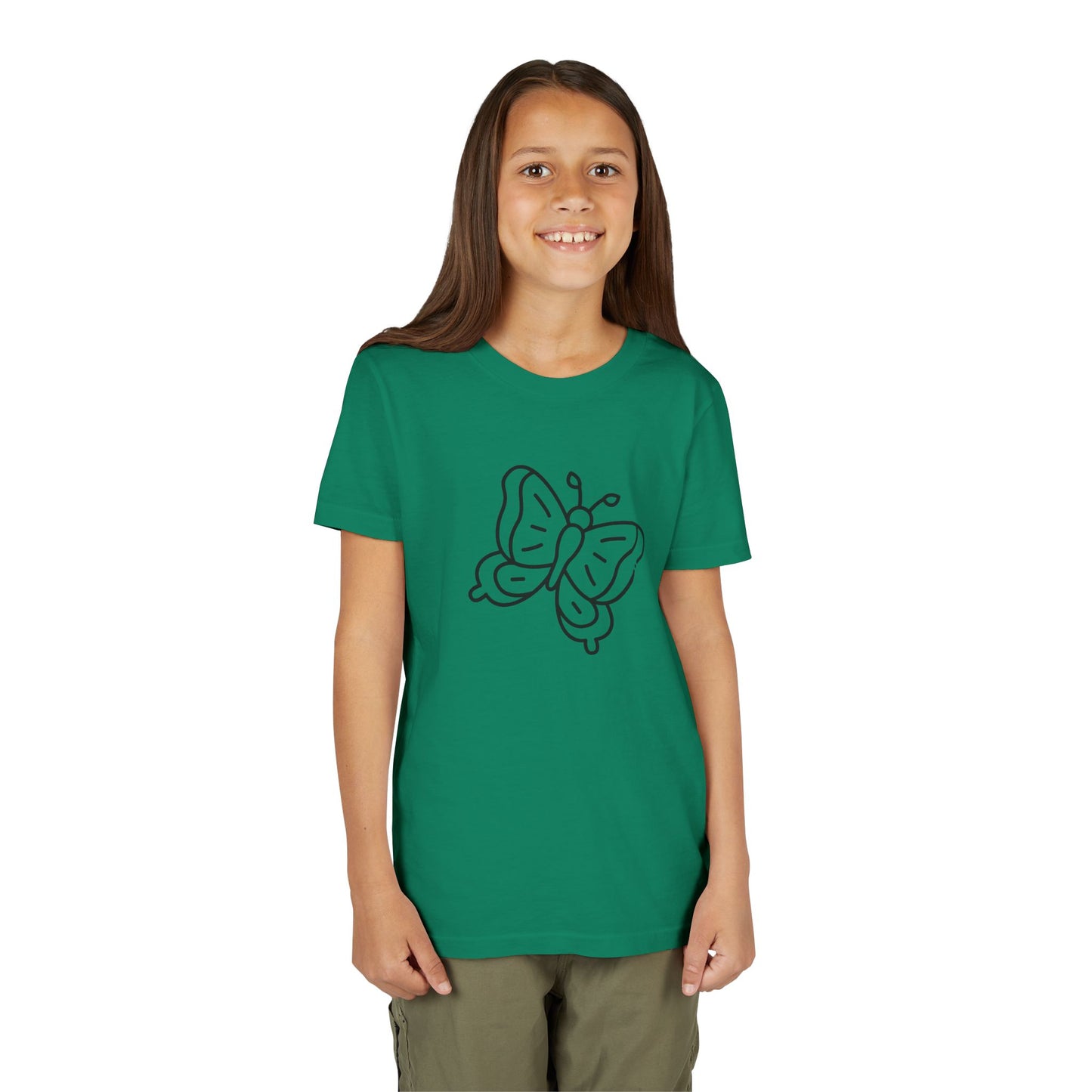 Youth Butterfly Graphic Tee - Fun & Whimsical Kids Shirt