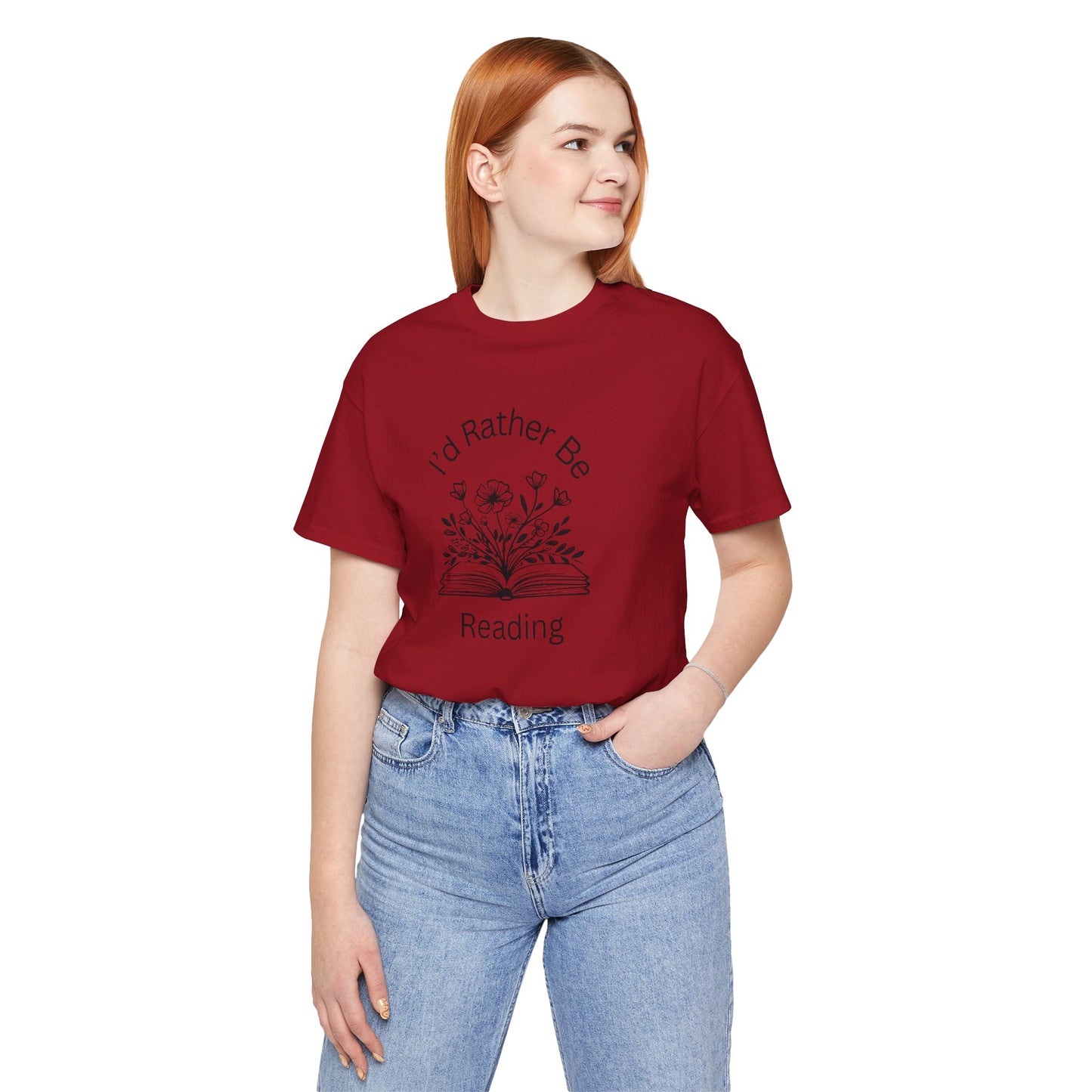 Reading Lovers Short Sleeve Tee - "I'd Rather Be Reading"