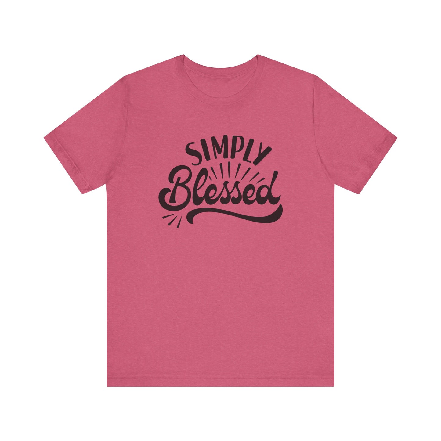 Simply Blessed Jersey Tee - Comfortable & Meaningful T-Shirt for Everyday Wear