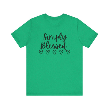 Simply Blessed T-Shirt - Soft Short Sleeve Tee for Everyday Wear
