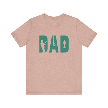 Fishing Dad Jersey Tee - Perfect Gift for Father's Day and Outdoor Lovers