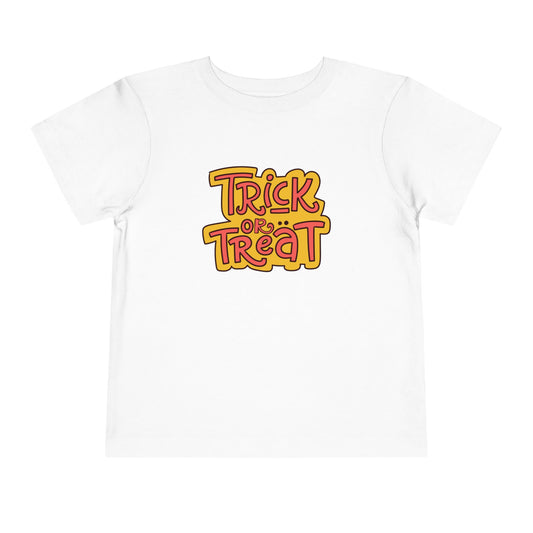 Toddler Halloween Tee, Trick or Treat Shirt, Kids Halloween Outfit, Toddler Short Sleeve Top, Fall Festivity Shirt, Costume Alternative