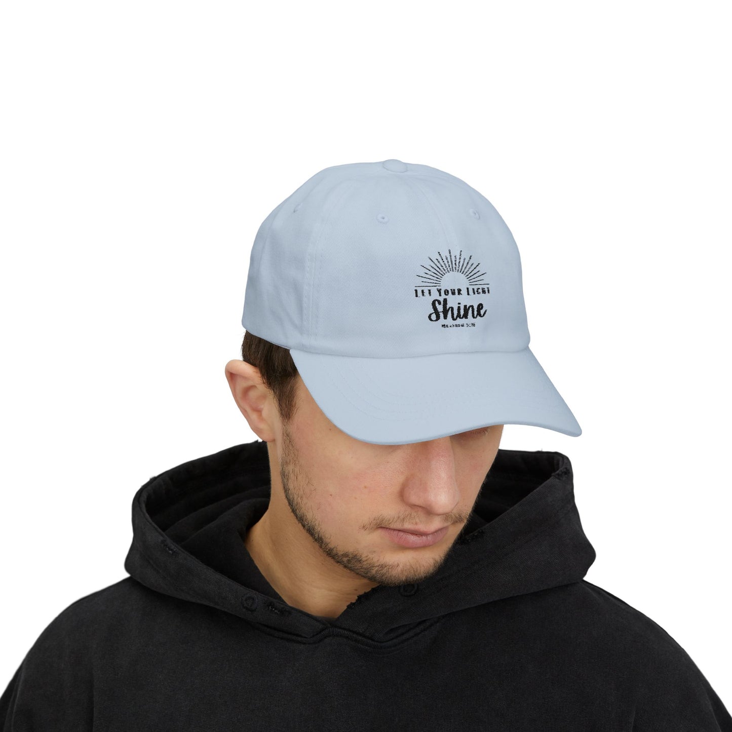Inspirational Classic Dad Cap - "Let Your Light Shine"