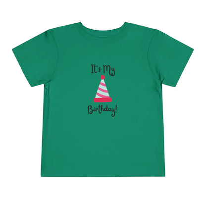 Birthday Party Toddler Tee - "It's My Birthday!"
