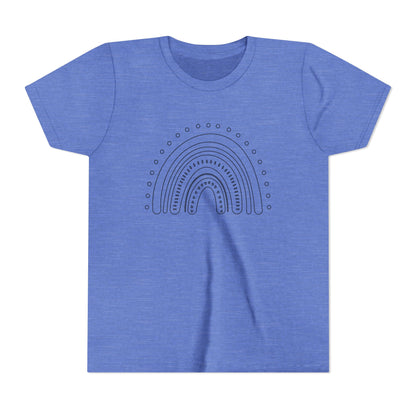 Kids Rainbow Art Short Sleeve Tee - Fun & Colorful Design
