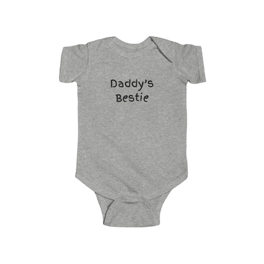 Daddy's Bestie Infant Bodysuit - Cute Baby Outfit for Newborns & Infants