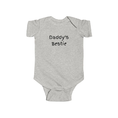 Daddy's Bestie Infant Bodysuit - Cute Baby Outfit for Newborns & Infants